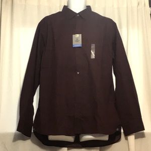 Burgundy Men dress shirt